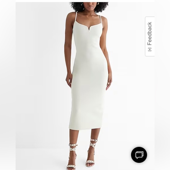 Body Contour V-Wire Sleeveless Dress - Picture 2 of 3